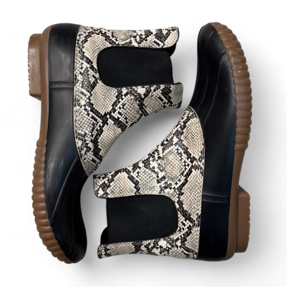 Men’s Snakeskin Python Duck Boots